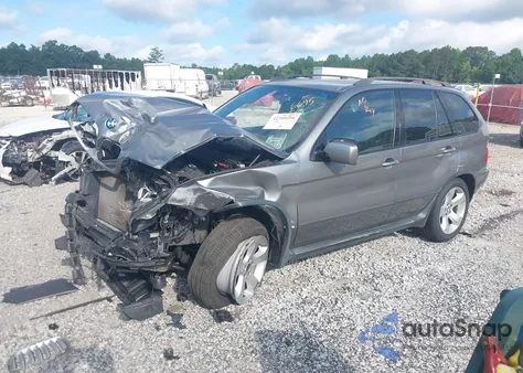 2005 BMW X5 4.4I from USA, damaged, VIN 5UXFB53525LV16695